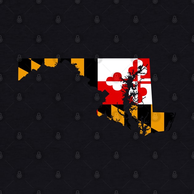 Maryland: State Flag by ziafrazier